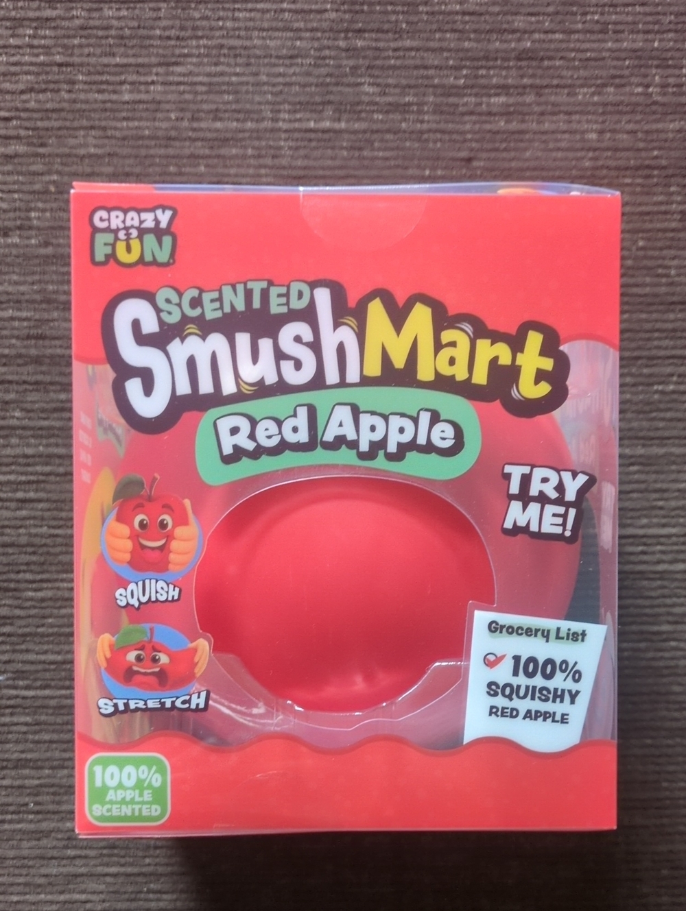 Five Below Scented SmushMart Red Apple Squishy